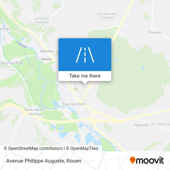 Avenue Philippe Auguste map