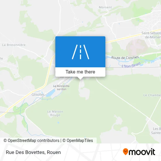 Rue Des Bovettes map