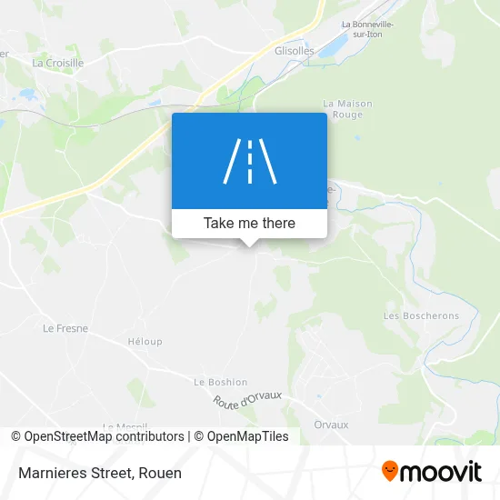 Mapa Rue Des Marnieres