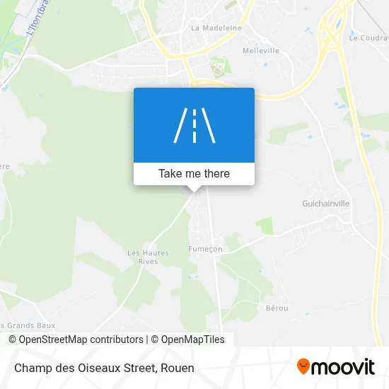 Rue Du Champ Des Oiseaux map