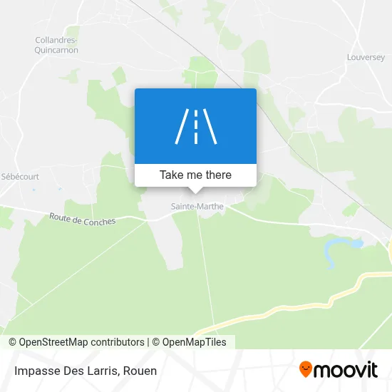 Impasse Des Larris map