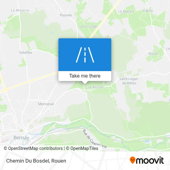 Mapa Chemin Du Bosdel