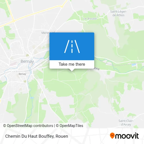 Chemin Du Haut Bouffey map