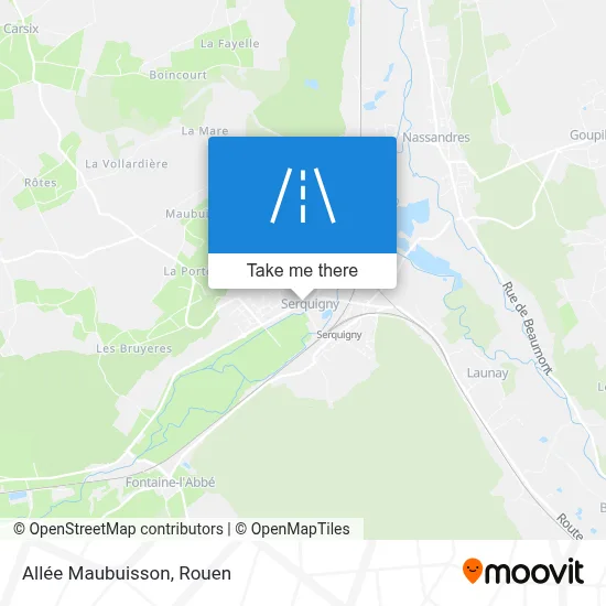 Allée Maubuisson map