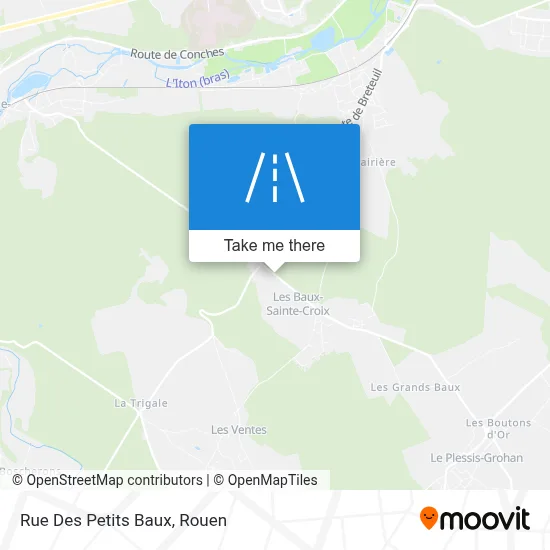 Rue Des Petits Baux map