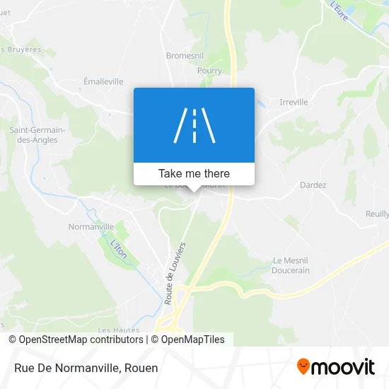 Rue De Normanville map