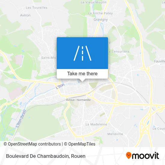 Boulevard De Chambaudoin map