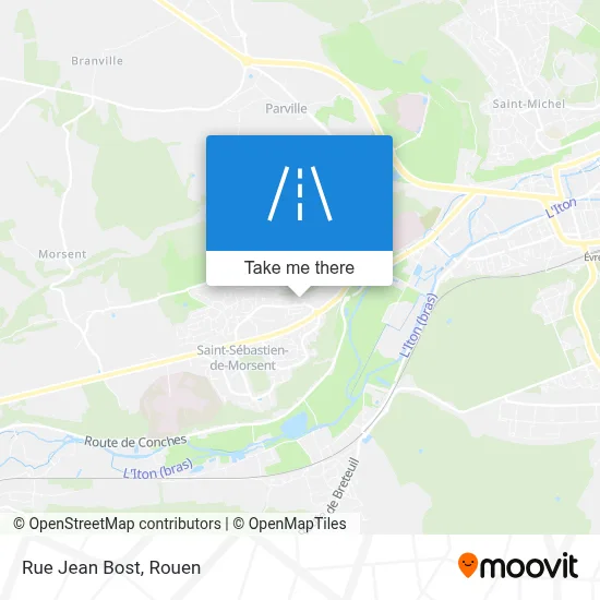 Rue Jean Bost map