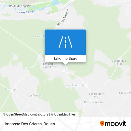 Impasse Des Crieres map