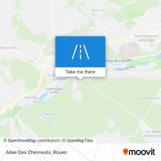 Allée Des Chevreuils map