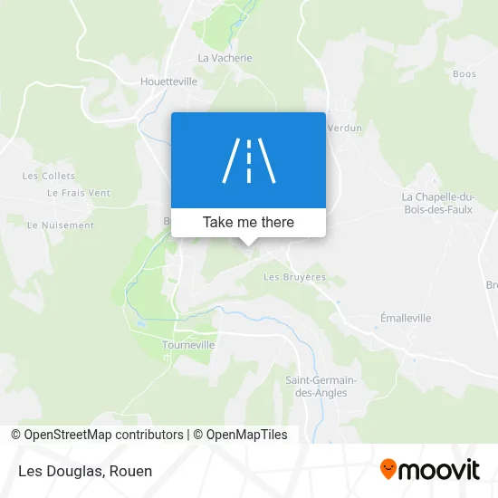 Les Douglas map