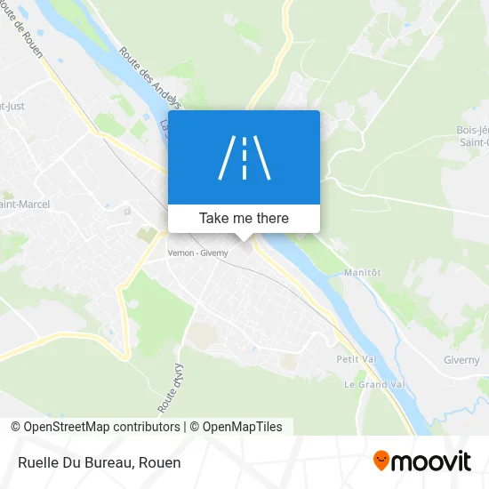 Ruelle Du Bureau map