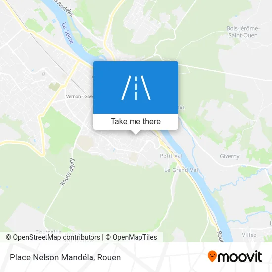 Place Nelson Mandéla map