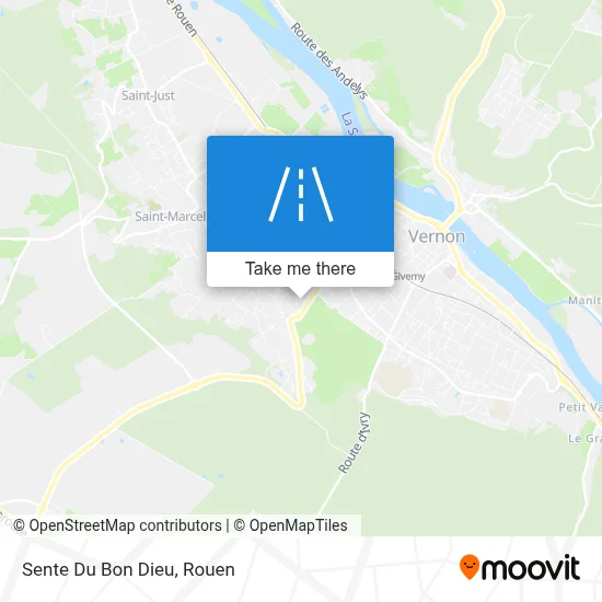 Sente Du Bon Dieu map