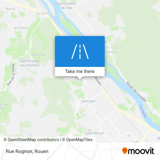 Rue Rognon map