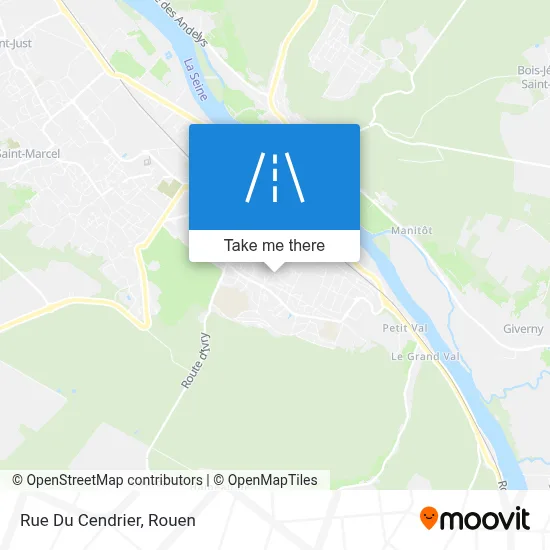 Rue Du Cendrier map