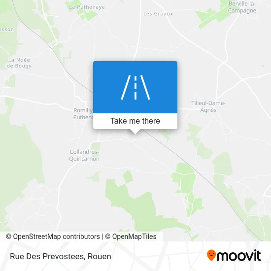 Rue Des Prevostees map