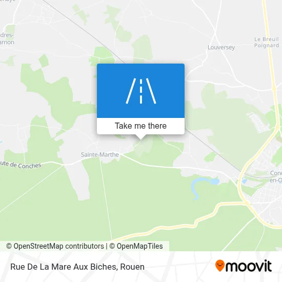 Rue De La Mare Aux Biches map