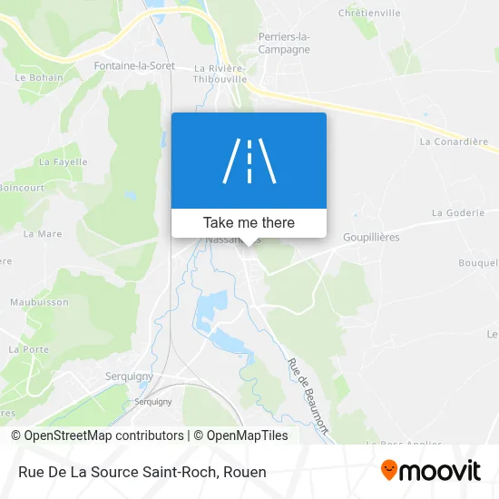 Rue De La Source Saint-Roch map