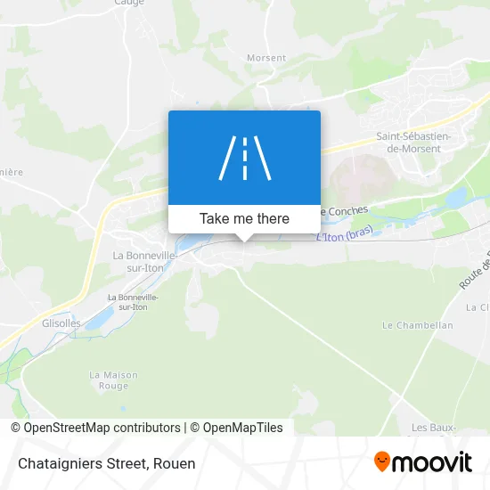 Mapa Rue Des Chataigniers