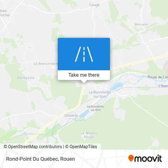 Rond-Point Du Québec map