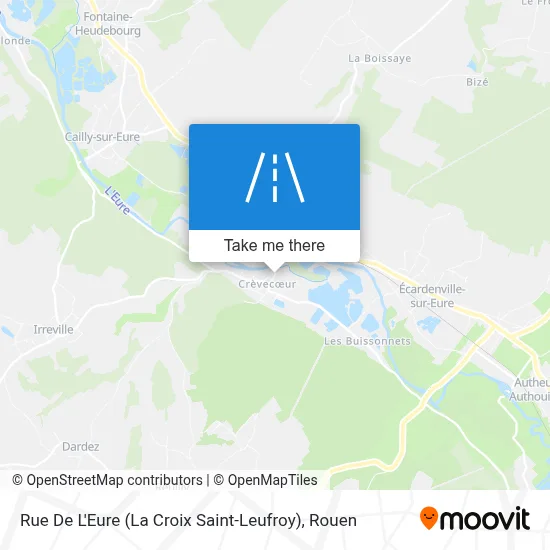 Rue De L'Eure (La Croix Saint-Leufroy) map