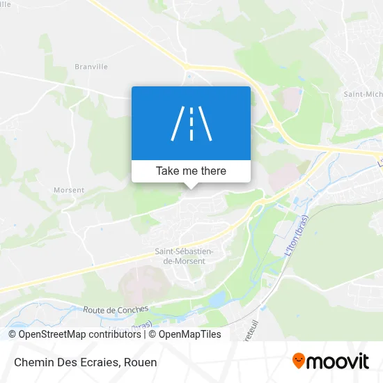 Chemin Des Ecraies map