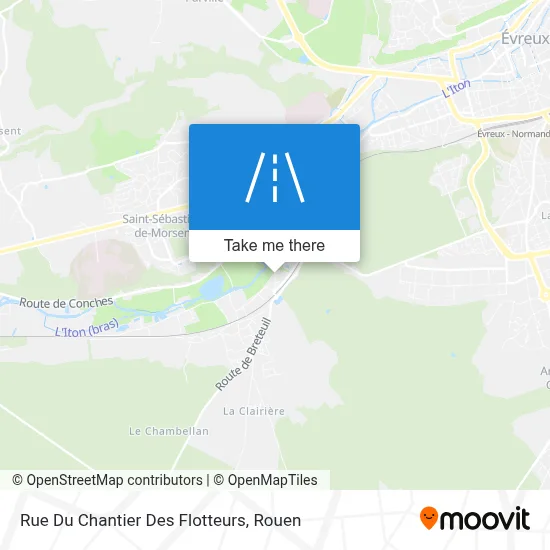 Rue Du Chantier Des Flotteurs map