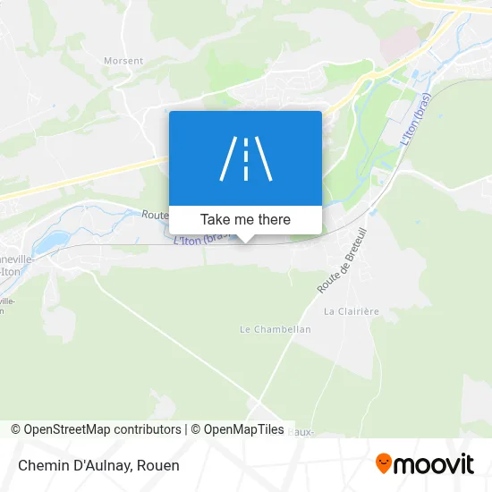 Chemin D'Aulnay map