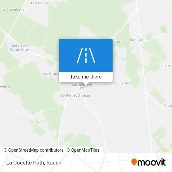 Chemin De La Couette map