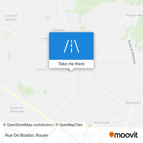 Rue De Boslon map