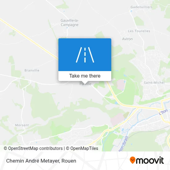 Chemin André Metayer map