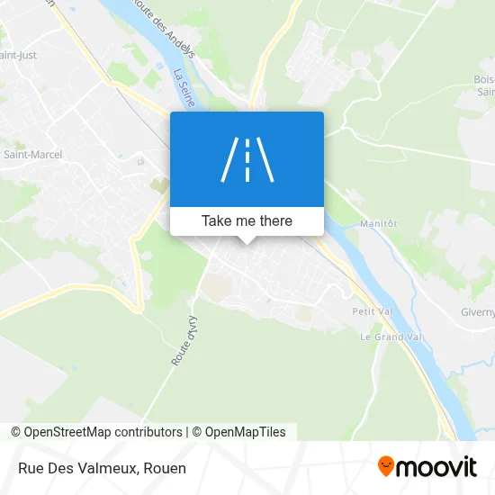 Rue Des Valmeux map