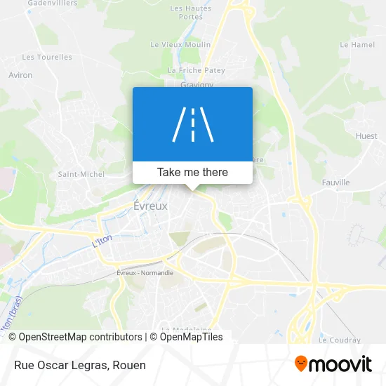 Rue Oscar Legras map