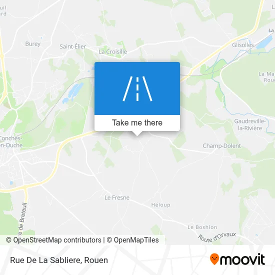 Rue De La Sabliere map