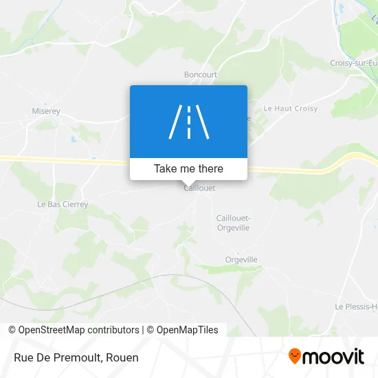 Mapa Rue De Premoult