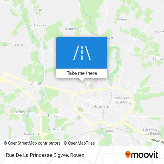 Rue De La Princesse-Elgyve map