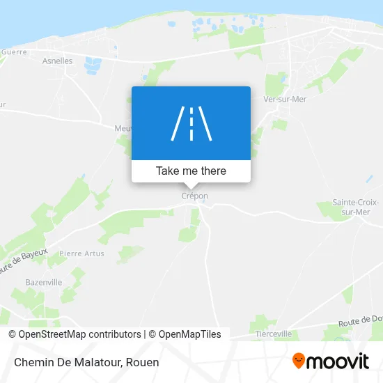 Chemin De Malatour map