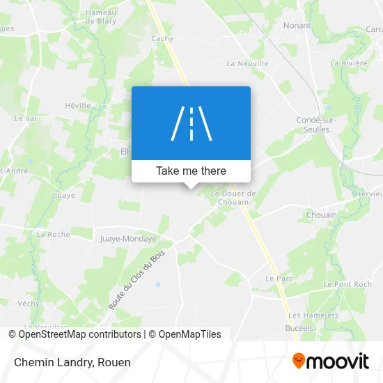 Chemin Landry map