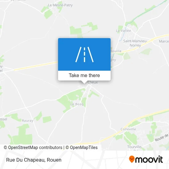 Rue Du Chapeau map