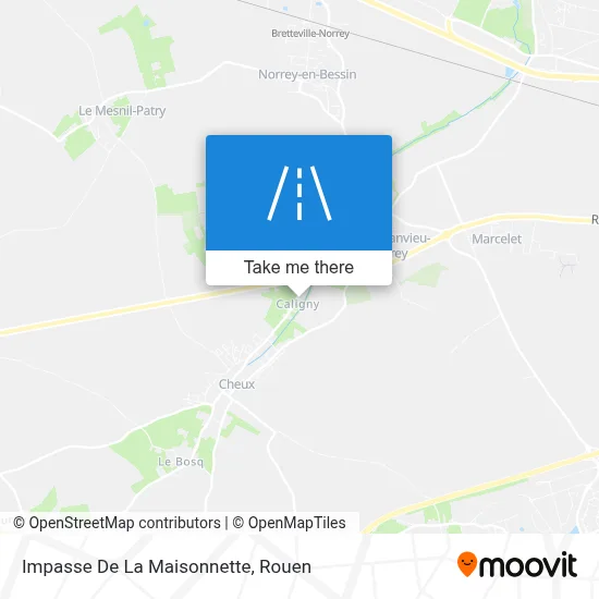 Impasse De La Maisonnette map