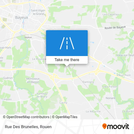 Rue Des Brunelles map