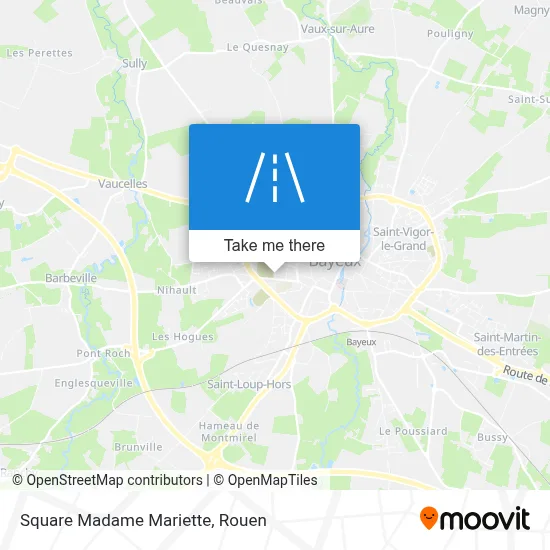 Square Madame Mariette map