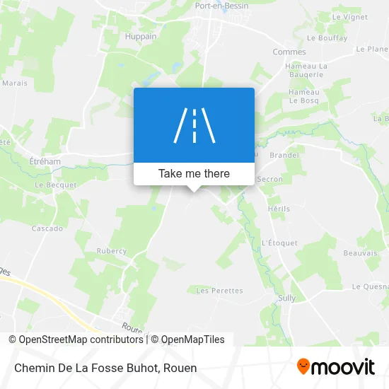 Chemin De La Fosse Buhot map