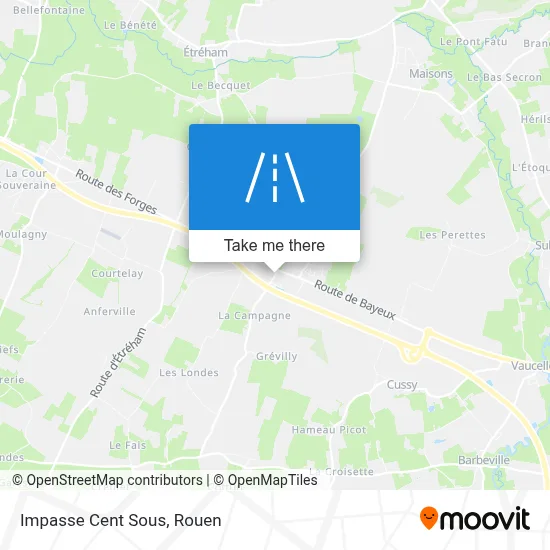 Impasse Cent Sous map