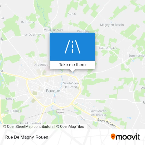 Rue De Magny map