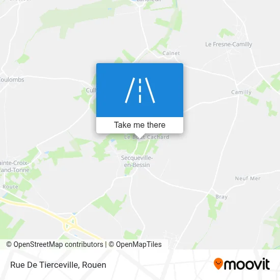 Rue De Tierceville map