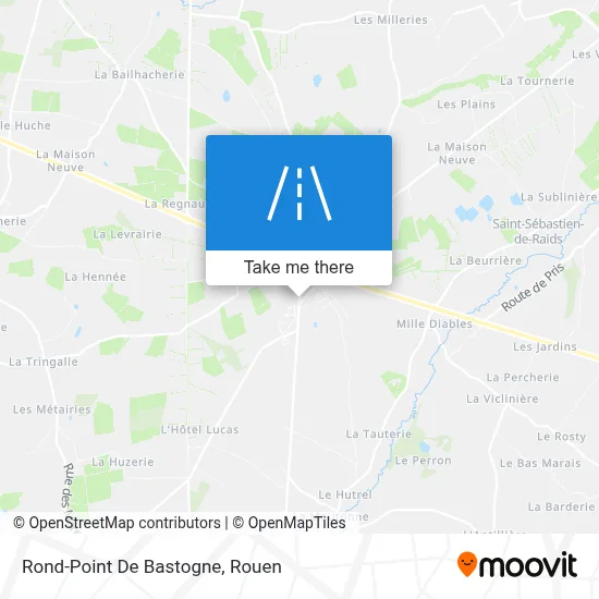 Rond-Point De Bastogne map