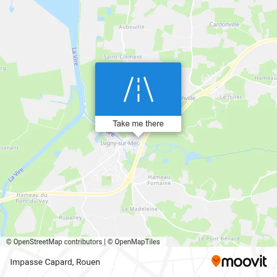Impasse Capard map