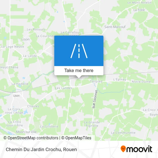 Chemin Du Jardin Crochu map
